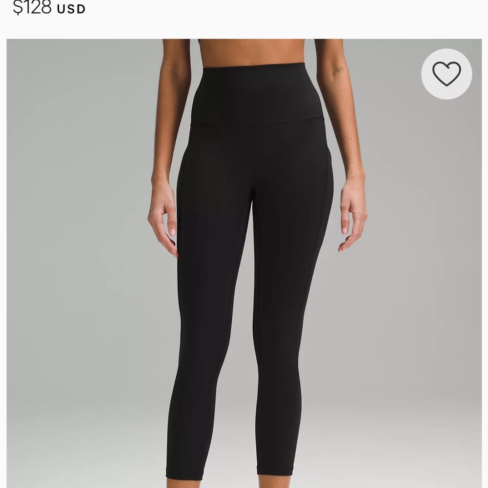 Lululemon Black 23 in Leggings